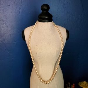Estate Costume Jewelry-Pearl Necklace